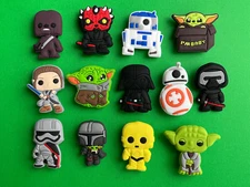Star Wars Inspired Shoe Charms For Crocs Bracelet Shoes Wristband Gift Movie