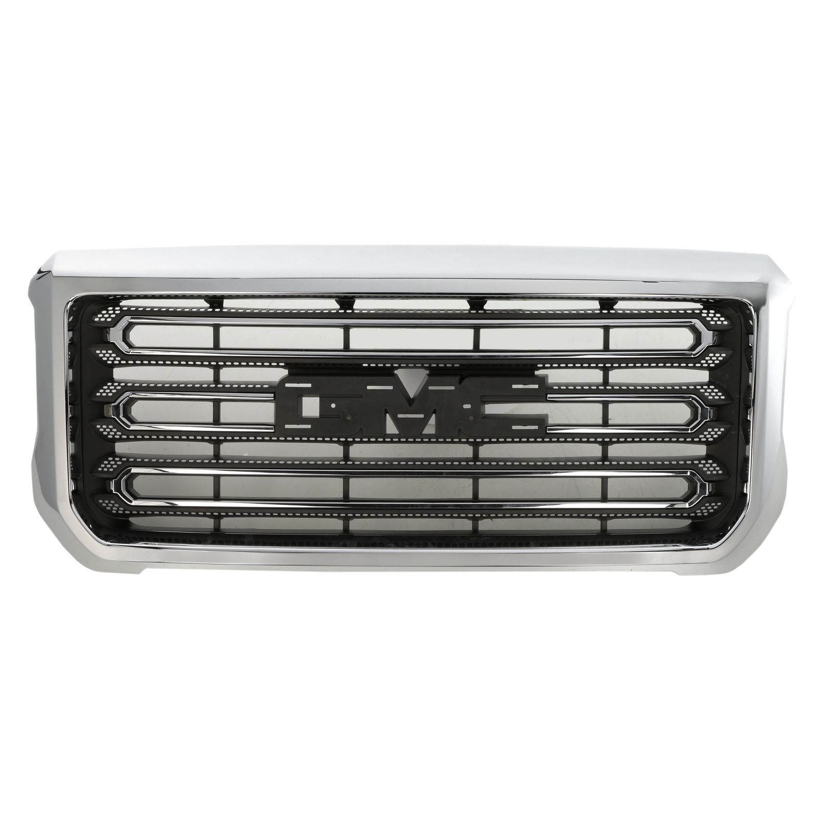 Conjunto de parrilla delantera cromada para GMC Sierra Silverado 2015-2020 (P/N 23155057)