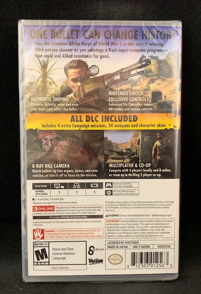 Sniper Elite III 3 Ultimate Edition (Nintendo Switch) BRAND NEW / Region Free - Image 2 of 2