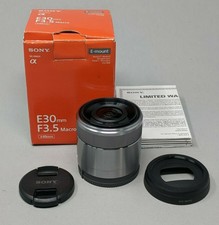 Sony Sel30m35 30mm F 3 5 Lens For Sale Online Ebay
