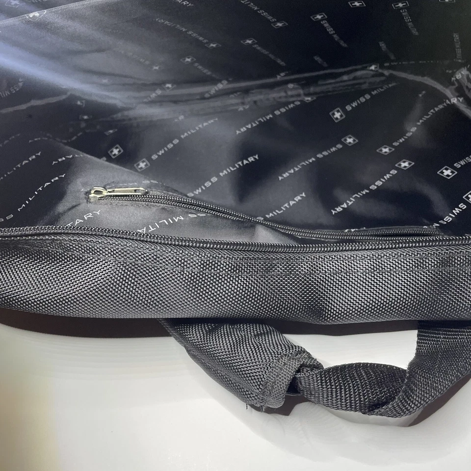 Swiss Gear Army Negro Laptop Equipo Maletín Transporte Mensajero Bolsa Viaje Foto 4 de 4