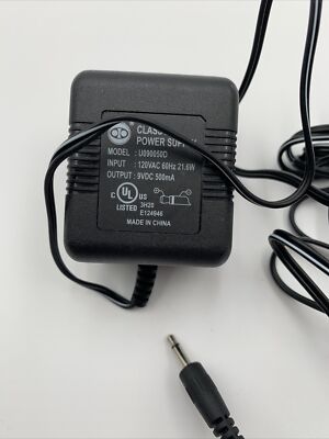 U090050D AC Adapter For Vtech Class 2 9V Charger Switching Power Supply Cord