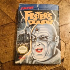 Fester's Quest Nintendo Entertainment System 1989 with Box & Manual Very Good!