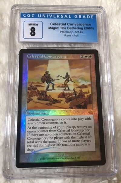 Celestial Convergence  Prophecy MtG CGC 8 2000 FOIL 5/143