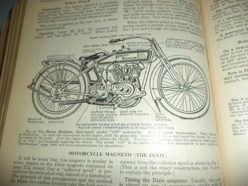 1926 Dykes Automobile Encyclopedia MotorCycle Truck Motor Repair & Construction - Picture 6 of 7