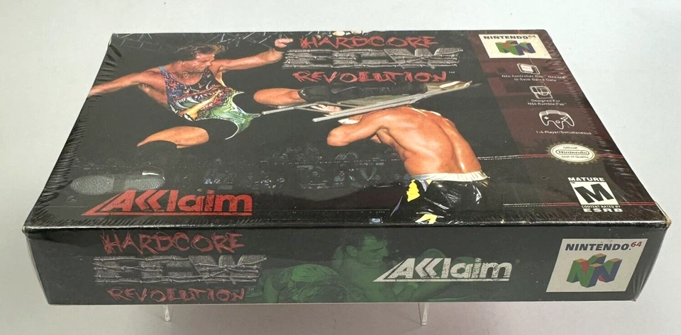 Nintendo 64 ECW Hardcore Revolution, New And Sealed - Image 3 of 4