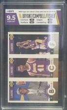 1996-97 Collector's Choice Lakers Team Mini Gold #L1 Kobe Bryant HGA 9.5 GEM-MT