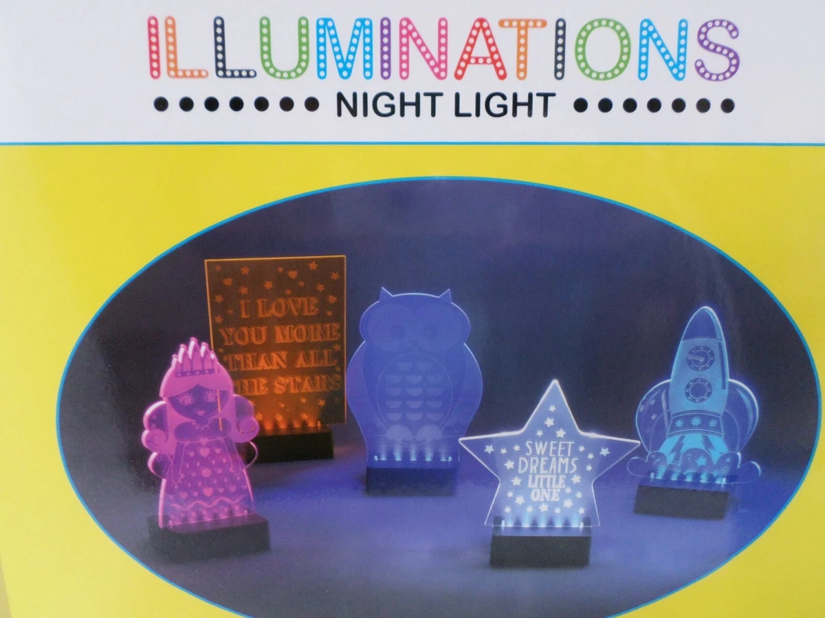 Perspex night light discount