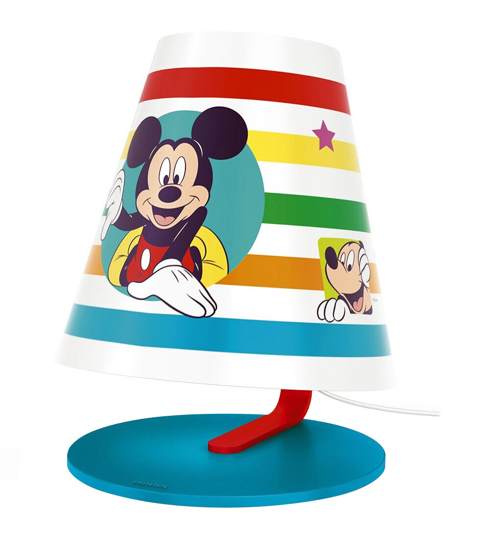 Lampe de chevet Mickey Mouse Philips veilleuse enfant luminaire table nuit