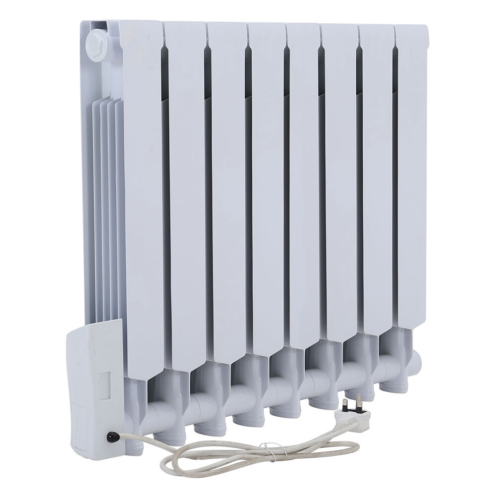 900-2000W Wall Mounted Electric Oil Filled Radiator 4 Modes Heater Timer  Bedroom | eBay