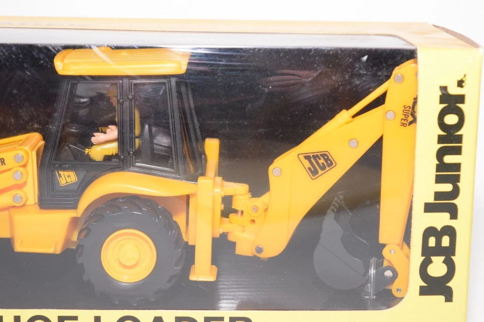 B4 1:35 ?? JCB JUNIOR RETROEXCAVADORA CARGADORA GRÚA PALA SIN USAR, EN CAJA Foto 4 de 4