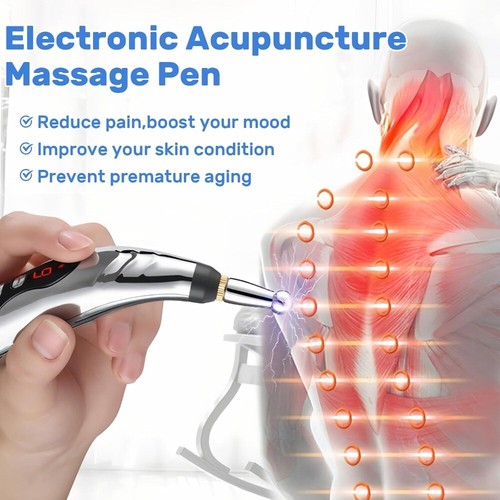 Rechargeable Acupuncture Therapy Electronic Pen Meridian Energy Heal Massage - Picture 2 of 24