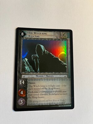 Lord of the Rings LOTR tcg ccg The Witch-King Black Lord foil 12RF18