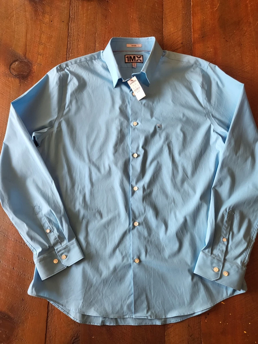 Express fitted dress clearance shirt