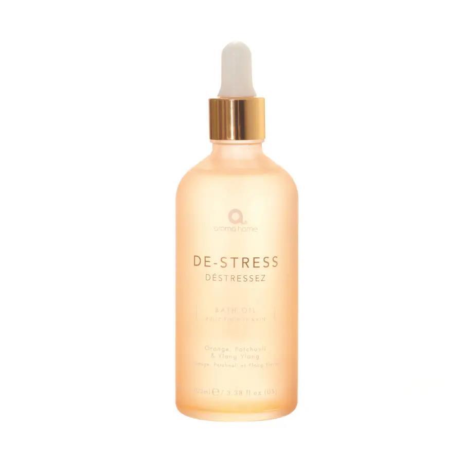 Aroma Home De-Stress Bath Oil Orange, Patchouli & Ylang Ylang Fragranced Gift - Image 4