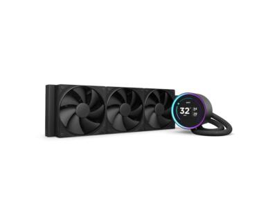 #ad KRAKEN ELITE 360 BLACK AIO LIQUID COOLER WITH IPS LCD amp; STATIC PRESSURE FANS Int $236.99