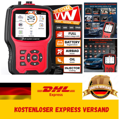 ANCEL VD700a VAG Diagnosegerät   8 Spezialfunktionen für Auto Fehler Lesen