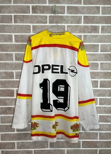 EHC Biel-Bienne Hockey Jersey 90s Switzerland Match Worn Player Issue # 19