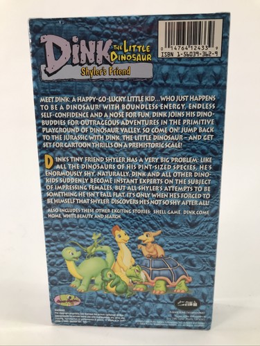 Dink The Little Dinosaur Stylers Friend VHS Tape NEW SEALED Hanna-Barbera - Bild 6 von 6