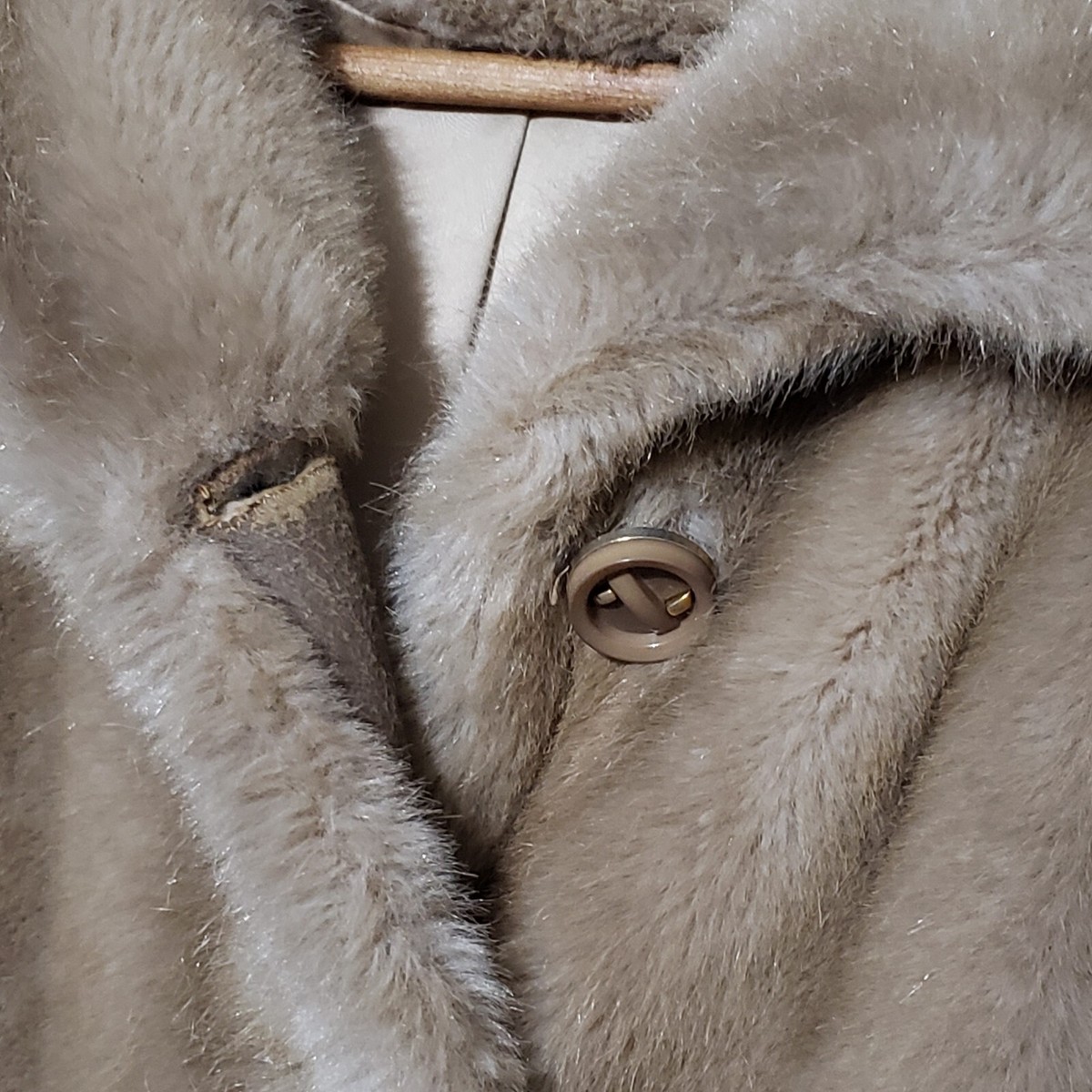 Vintage Russell Taylor Mincara Faux Fur Coat UNION MADE | eBay