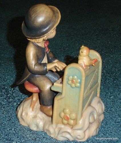 ANRI By Juan Ferrandiz Play It Again 5" Wood Carving Figurine With Box Piano Boy - Picture 5 of 10