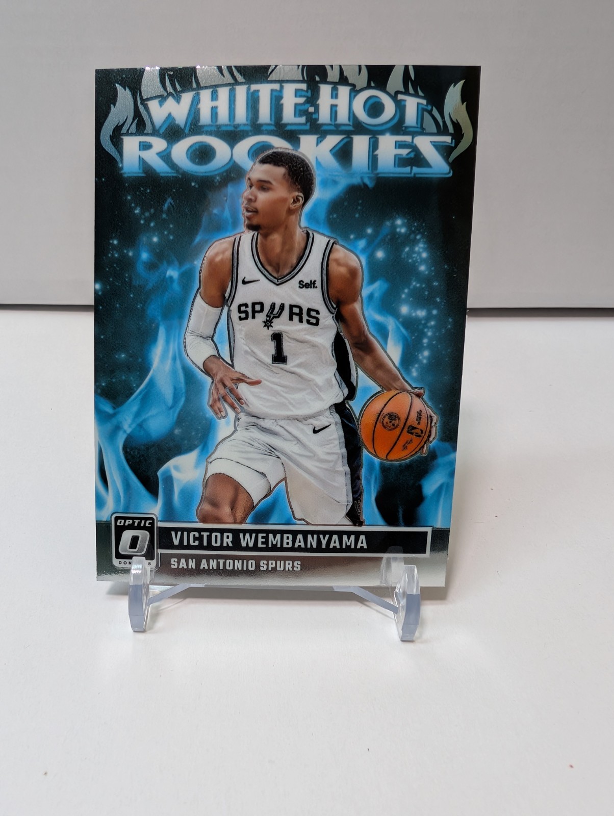 2023 Panini Donruss Optic #2 Victor Wembanyama White Hot Rookies RC Spurs