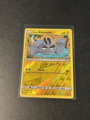 POKEMON - Teams sind Trumpf - Alola-Kleinstein - 34/181 - REVERSE HOLO - DEU NM