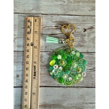 Handmade Green Kawaii Charm Cluster Keychain and Bag Charm