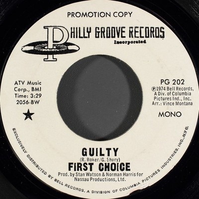 First Choice - Guilty, 7'', (Vinyl)