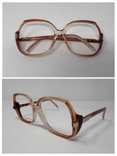 Vintage American Optical AO207 Eyeglass Frames Only 50-17-130 Amber USA