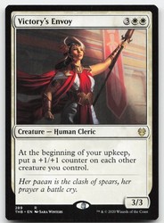 Victory's Envoy #289 Theros Beyond Death Rare