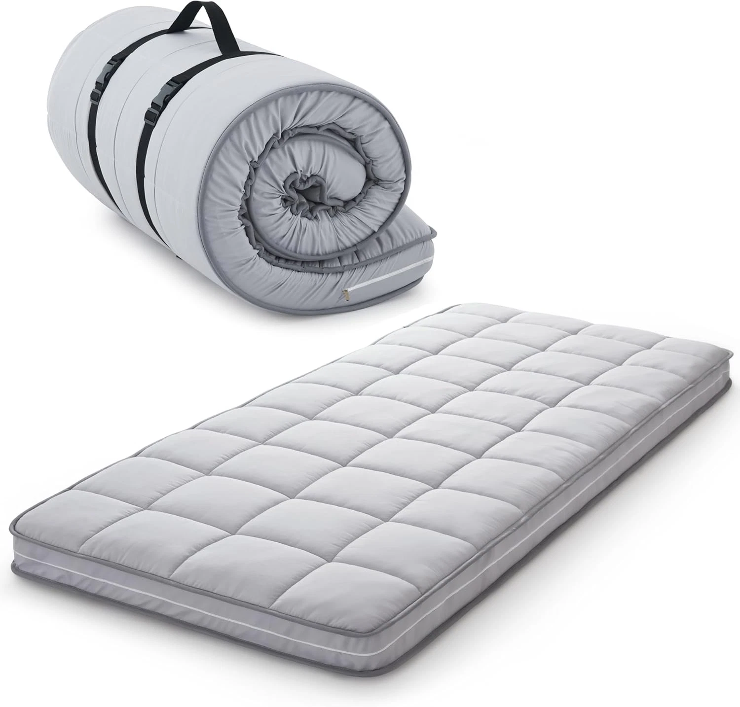Jamdok 4 Inch Cot Mattress Topper Twin Gel Memory Foam