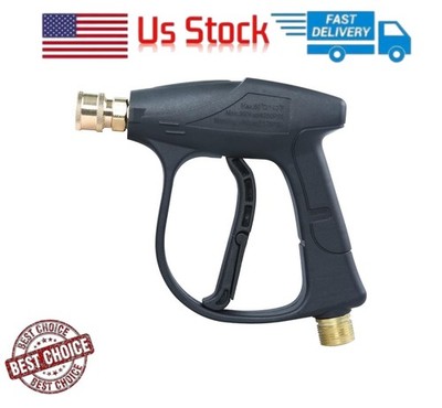 1/4'' High Pressure Washer Gun 4350 PSI Car Wash Foam Spray w/ M22-14mm Connector