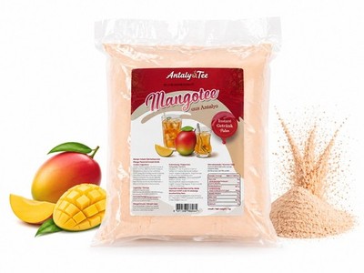 Mangotee türkischer Instanttee Getränkepulver 1 kg   heiß oder kalt - Antalya