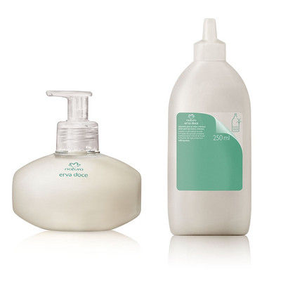 Natura Kit Erva Doce Sabonete Cremoso com Refil (2 produtos) 