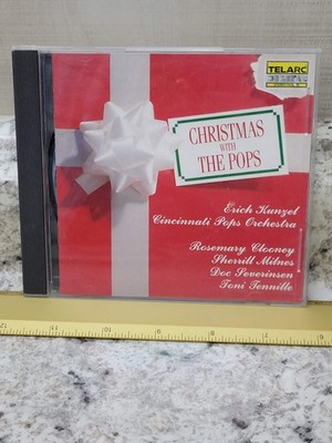 Erich Kunzel Cincinnati Pops Orchestra Christmas With The Pops CD 1990 Telarc