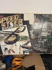 AFX SPEED STEER Slotless Racing CONVOY CHALLENGE SET ~ w/Trucks ~ 1979 ~ RARE!