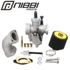 NIBBI PE19 Intake Manifold Air filter Kit 90cc-125cc Pit Dirt Mini Bike ATV Quad