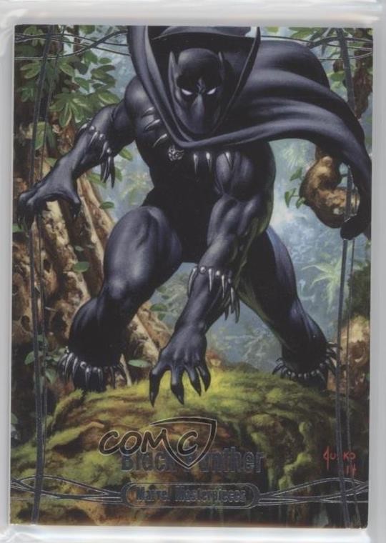 2016 Upper Deck Marvel Masterpieces 932/999 Level 3 Black Panther #65 01hi