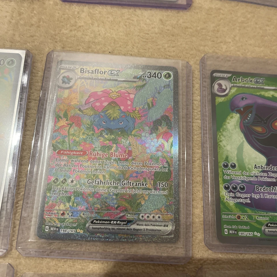 Pokemon Sammlung Deutsch Inkl Bisaflor Ex 198/165 151, 31 Karten, SIR,SR,AR - Bild 2 von 4