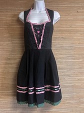 Landhaus Dirndl C A Naturally German Oktoberfest Dress Size 6 Balcony Neckline