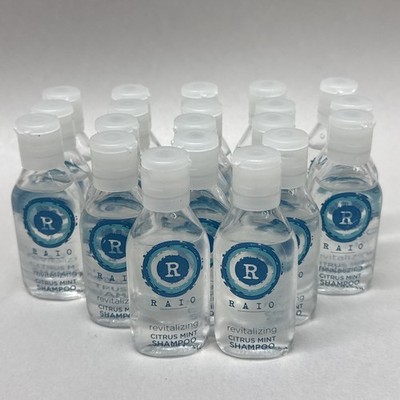 20x Raio Revitalizing SHAMPOO Smart Care Citrus Mint Hotel Bulk Shampoo Bottles