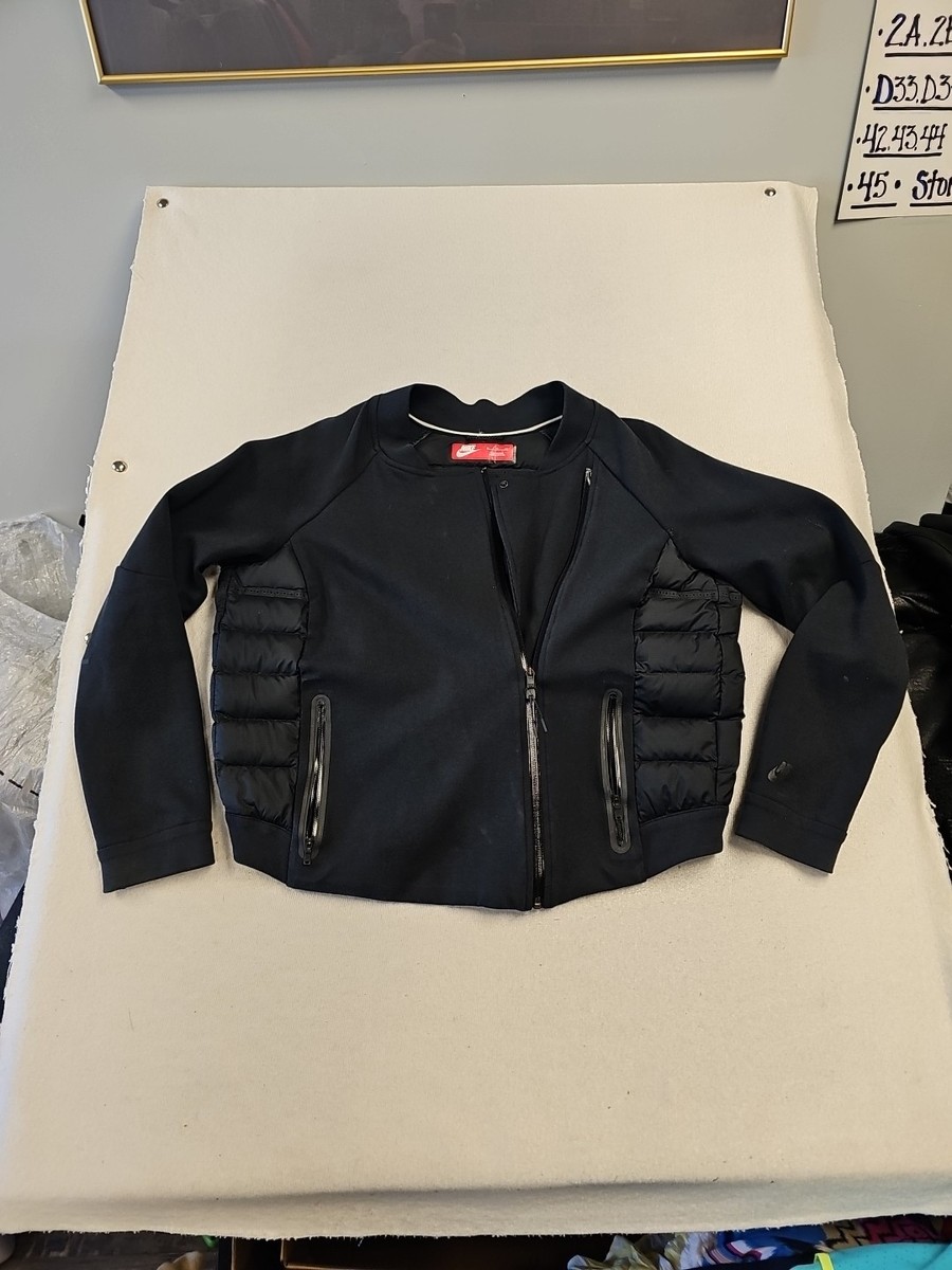 Womens Nike AEROLOFT 800 Asymmetrical Down Puffer Jacket Size XL RARE 800