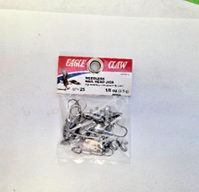 Eagle Claw  Weedless- 1/8 oz Nail Bullet Head...