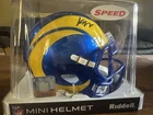 Kyren Williams Signed LA Rams Speed Mini Helmet Beckett Witness BAS COA