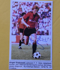 Bergmann Bundesliga 79/80, Jürgen Grabowski (+), Eintracht Frankfurt, signiert