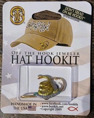 Dont Tread On Me Hookit ️ By Off The Hook Jeweler ️ - Dont Tread On Me Hat Hook