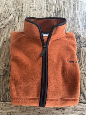 Carhartt WIP, Fleecejacke, Gr. M, Dunkel Orange!