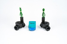 Programmatore 2 Vie G75 Centralina A Pila 1" Irrigazione Elettrovalvola  BACCARA