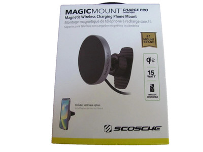 Scosche MagicMount Charge Pro 2-in-1 Vent/Dash Wireless Charging Car Mount